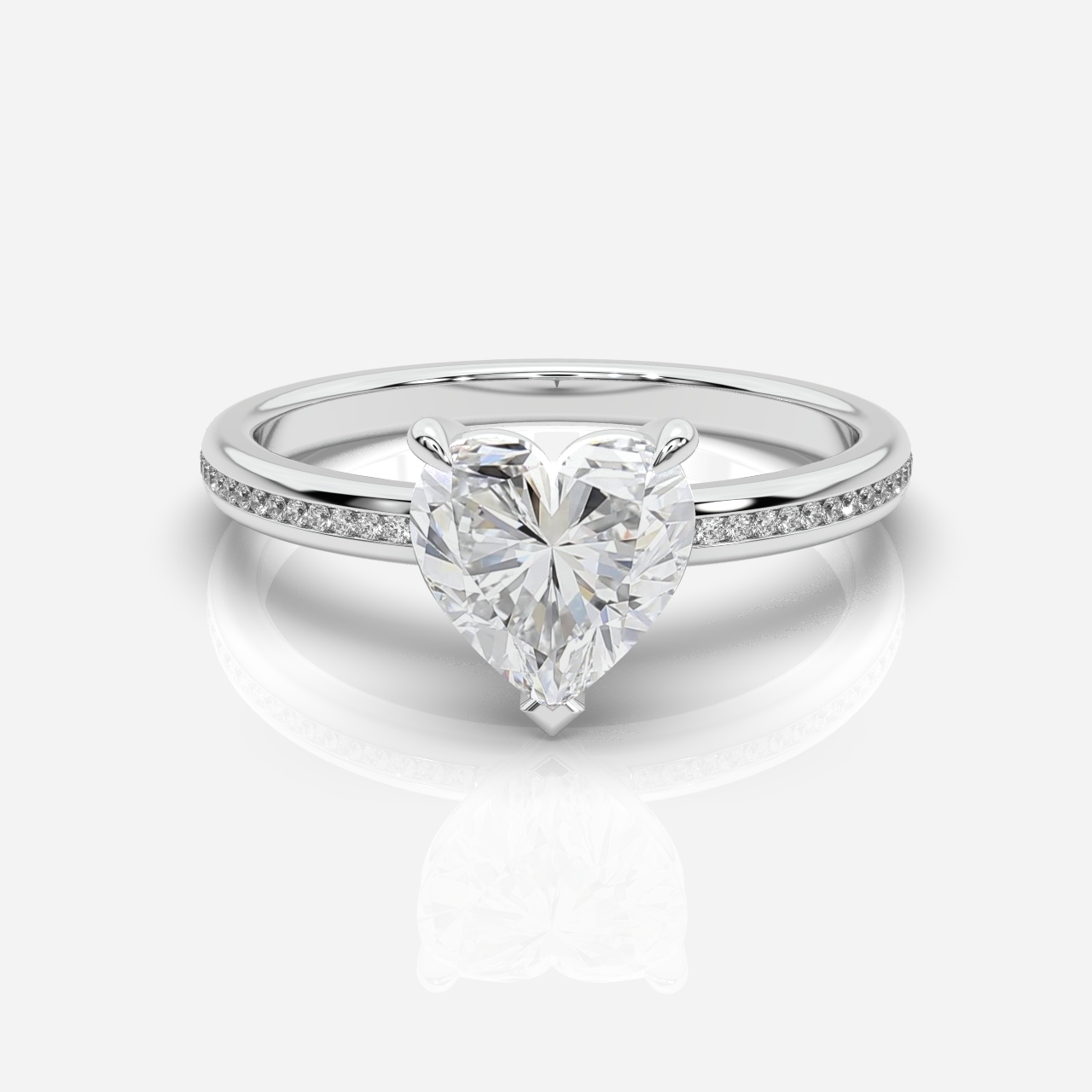 Mia Diamond Band Heart